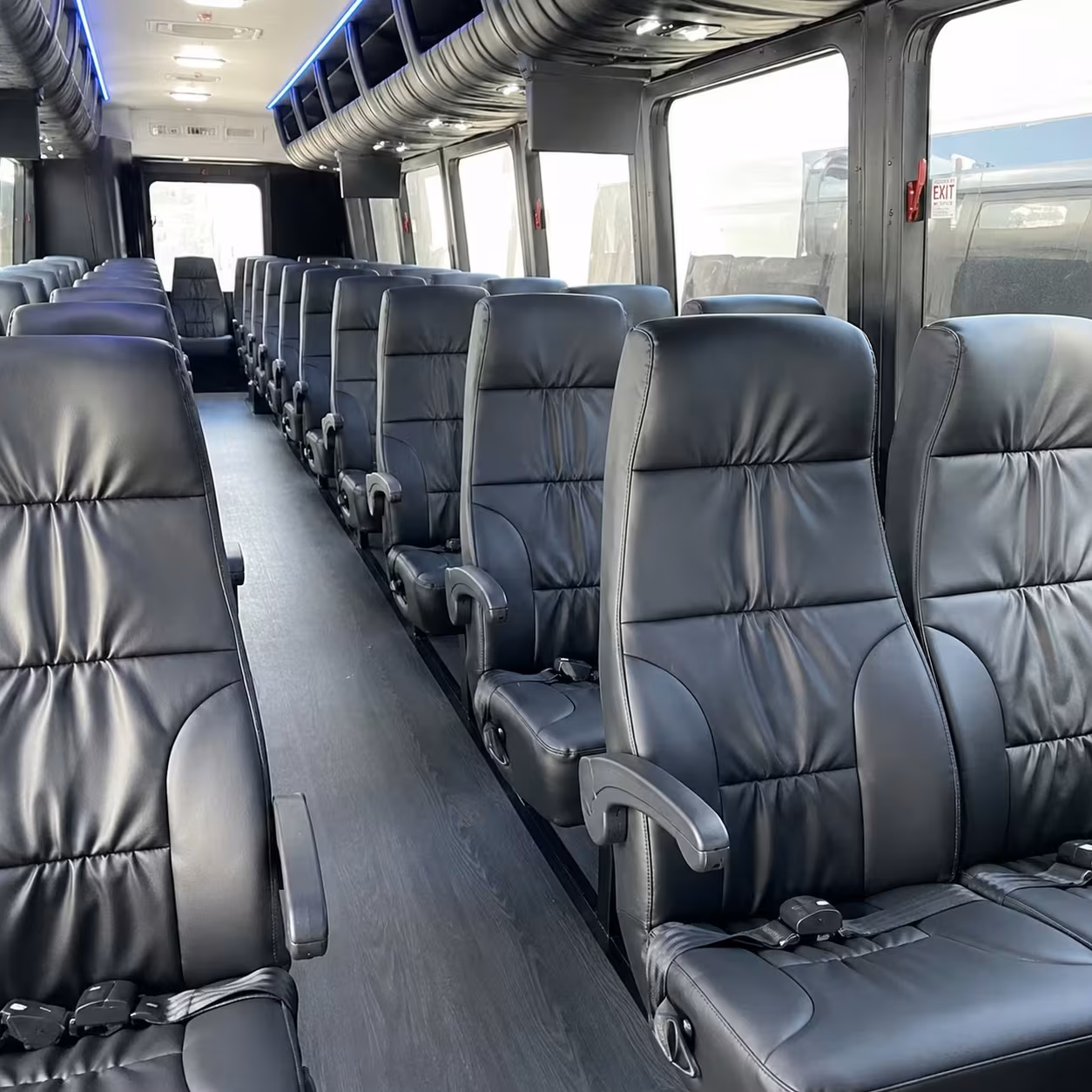25 passenger minibus interior