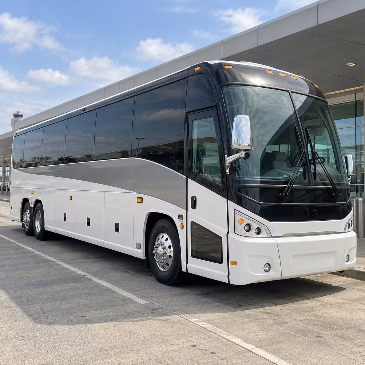 baltimore wedding shuttle buses for guests and bridal parties